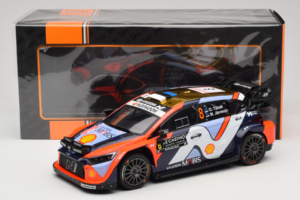 Hyundai i20 N WRC #16 A. Fourmaux / A. Coria Rally Monte Carlo Night Version 2025 IXO 1:18 18RMC230B Metall – Bild 6 von 6
