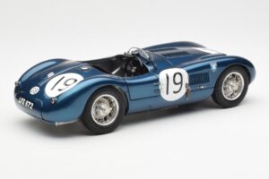 Jaguar C-Type #19 J. Stewart Ecurie Ecosse Goodwood Members Meeting 1954 CMC 1:18 M-192 Metall – Bild 2 von 6