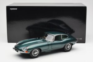 Jaguar E-Type 3.8 Series 1 Dunkelgrün Kyosho 1:18 08954DG Metall – Bild 8 von 8