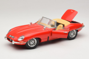Jaguar E-Type Series 1 Cabriolet Rot Bburago 1:18 3038 Metall – Bild 2 von 8