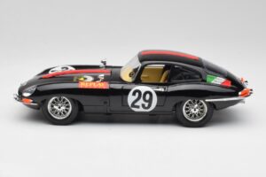 Jaguar E-Type #29 Schwarz Bburago 1:18 3018-M4 Metall – Bild 4 von 8