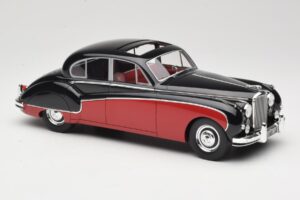 Jaguar Mk VIII Schwarz & Dunkelrot BoS Models 1:18 BOS408 Resin – Bild 4 von 6