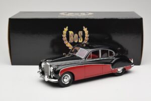 Jaguar Mk VIII Schwarz & Dunkelrot BoS Models 1:18 BOS408 Resin – Bild 6 von 6