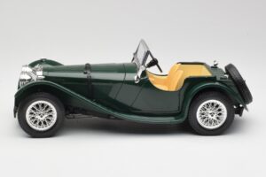 Jaguar SS 100 Roadster Grün Bburago 1:18 3006 Metall – Bild 4 von 8