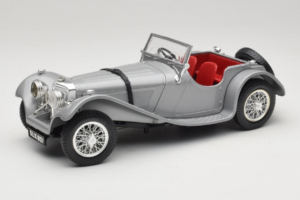 Jaguar SS100 Silber Bburago 1:18 3006-M2 Metall