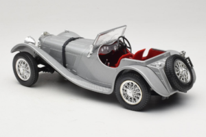 Jaguar SS100 Silber Bburago 1:18 3006-M2 Metall – Bild 5 von 6