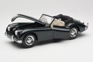 Jaguar XK140 Drophead Coupe Schwarz Sun Star 1:18 2802 Metall – Bild 2 von 8