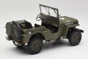 Jeep Willys Militär Grün Gate 1:18 1061 Metall – Bild 3 von 8