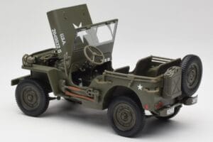 Jeep Willys Militär Grün Gate 1:18 1061 Metall – Bild 5 von 8