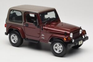 Jeep Wrangler TJ Sahara Rot Maisto 1:18 31662 Metall – Bild 6 von 8