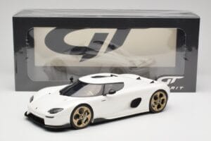 Koenigsegg CC850 Crystal White GT Spirit 1:18 GT903 Resin – Bild 6 von 6