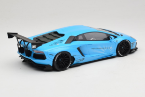 Lamborghini Aventador Liberty Walk Blau GT Spirit 1:18 GT073 Resin – Bild 2 von 6
