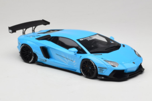 Lamborghini Aventador Liberty Walk Blau GT Spirit 1:18 GT073 Resin – Bild 4 von 6