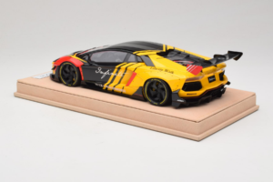 Lamborghini Aventador Liberty Walk Infinite Schwarz Gelb Timothy & Pierre 1:18 REMC035 Metall – Bild 5 von 7