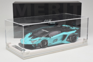 Lamborghini Aventador Liberty Walk LB-Silhouette WORKS GT Evo Mintgrün IVY 1:18 REMC001 Resin – Bild 7 von 7
