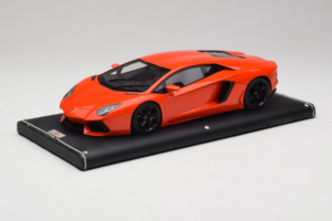 Lamborghini Aventador Orange MR Collection 1:18 LAMB064 Resin – Bild 2 von 6