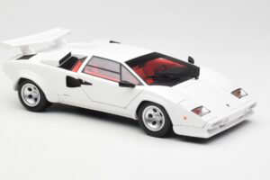 Lamborghini Countach LP500S Weiss Kyosho 1:18 08320E Metall – Bild 6 von 8
