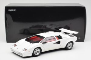 Lamborghini Countach LP500S Weiss Kyosho 1:18 08320E Metall – Bild 8 von 8