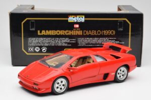 Lamborghini Diablo Rot Bburago 1:18 3028-M1 Metall – Bild 8 von 8