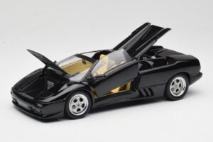 Lamborghini Diablo Roadster Schwarz AUTOart 1:18 70093-R1 Metall – Bild 2 von 10
