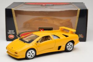 Lamborghini Diablo Gelb Bburago 1:18 3041 Metall – Bild 8 von 8