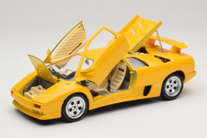 Lamborghini Diablo Gelb Bburago 1:18 3041-M2 Metall – Bild 2 von 8