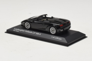 Lamborghini Gallardo LP560-4 Spyder Schwarz Minichamps 1:43 400103830 Metall – Bild 3 von 5