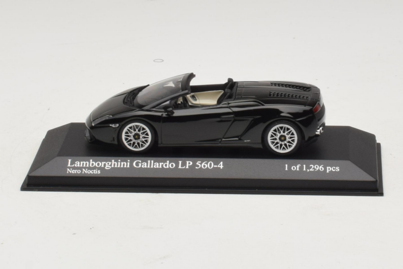 Lamborghini Gallardo LP560-4 Spyder Schwarz Minichamps 1:43 400103830 Metall