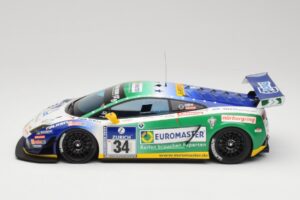 Lamborghini Gallardo LP600+ GT3 Reiter Engineering #34 H-J. Stuck / D. Rostek ADAC 24 Hours Nurburgring 2011 Minichamps 1:18  – Bild 3 von 6