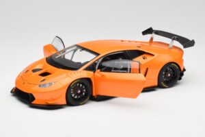 Lamborghini Huracan LP620-2 Super Trofeo Arancio Borealis Pearl Effect Orange AUTOart 1:18 81558 Metall – Bild 2 von 8