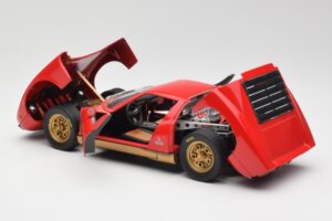 Lamborghini Miura Rot Anson 1:18 30302 Metall – Bild 5 von 8