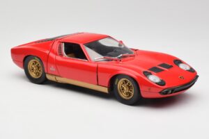 Lamborghini Miura Rot Anson 1:18 30302 Metall – Bild 6 von 8