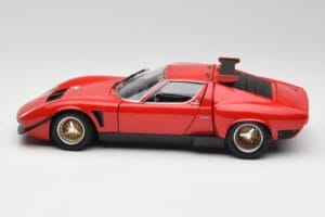 Lamborghini Miura SVR Rot & Schwarz Kyosho 1:18 08319R Metall – Bild 4 von 8