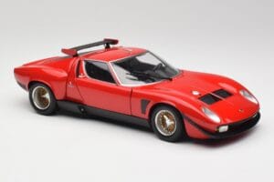 Lamborghini Miura SVR Rot & Schwarz Kyosho 1:18 08319R Metall – Bild 6 von 8