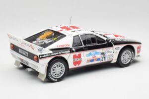 Lancia 037 #1 G. Cunico / E. Bartolich Targa Florio Winner 1983 Kyosho 1:18 08302H Metall – Bild 3 von 8