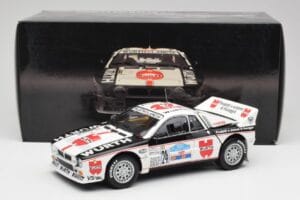 Lancia 037 #1 G. Cunico / E. Bartolich Targa Florio Winner 1983 Kyosho 1:18 08302H Metall – Bild 8 von 8