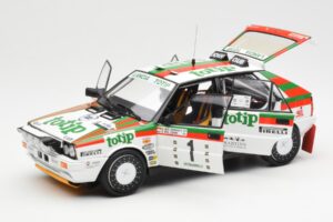 Lancia Delta HF 4WD #1 D. Cerrato Totip Rally Targa Florio 1987 Kyosho 1:18 08960C Metall – Bild 2 von 8