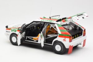 Lancia Delta HF 4WD #1 D. Cerrato Totip Rally Targa Florio 1987 Kyosho 1:18 08960C Metall – Bild 5 von 8
