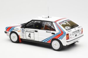 Lancia Delta HF 4WD #4 M. Alen / I. Kivimaki Martini Rally 1000 Lakes 1987 Kyosho 1:18 08960B Metall – Bild 7 von 8
