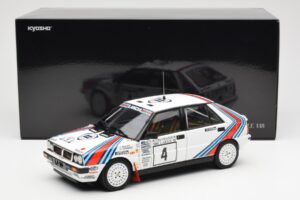 Lancia Delta HF 4WD #4 M. Alen / I. Kivimaki Martini Rally 1000 Lakes 1987 Kyosho 1:18 08960B Metall – Bild 8 von 8