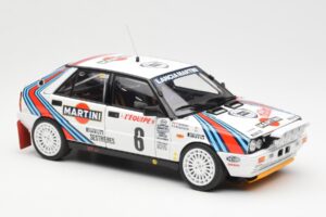 Lancia Delta HF 4WD #6 M. Biasion / T. Siviero Martini Rally Monte Carlo 1987 Kyosho 1:18 08960A Metall – Bild 6 von 8