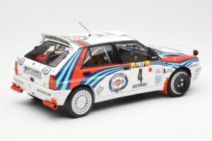 Lancia Delta HF Integrale Evo Martini #4 D. Auriol / B. Occelli Winner Rally Monte Carlo 1992 Kyosho 1:18 08348A Metall – Bild 3 von 8