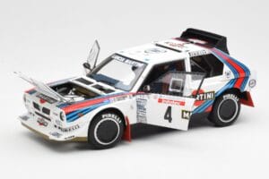 Lancia Delta S4 Martini #4 H. Toivonen / S. Cresto Rally Tour de Corse 1986 AUTOart 1:18 88620 Metall – Bild 2 von 8
