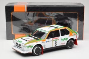 Lancia Delta S4 #8 D. Cerrato / G. Cerri Rally San Remo 1986 IXO 1:18 18RMC133 Metall – Bild 6 von 6