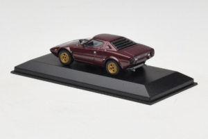 Lancia Stratos Burgunderrot Minichamps 1:43 LANCIA001 Metall – Bild 3 von 4