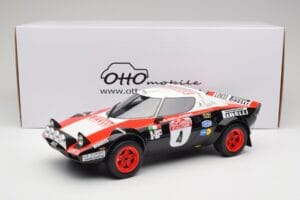 Lancia Stratos HF Gr.4 Schwarz #0 M. Alen / I. Kivimäki Rally San Remo 1978 Otto 1:12 G088 Resin – Bild 6 von 6