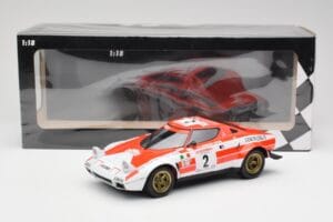 Lancia Stratos HF #2 J-B. Andruet / Biche Winners Tour de Corse 1974 Minichamps 1:18 155741702 Metall – Bild 6 von 6