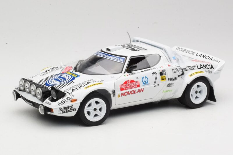 Lancia Stratos HF #2 Jolly Club A. Fassina / M. Mannini Rally Sanremo 1979 Sun Star 1:18 4510 Metall