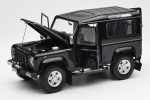 Land Rover Defender 90 Santorini Schwarz Metallic Kyosho 1:18 08901BK Metall – Bild 2 von 8