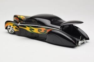 Lincoln Zephyr Scrape Custom Schwarz mit Flammen Hot Wheels 1:18 57319 Metall – Bild 5 von 8